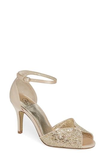 Women's Adrianna Papell Fifi Ankle Strap Sandal M - Metallic