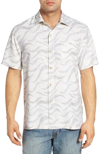 Men's Tommy Bahama Retsina Waves Silk Blend Camp Shirt