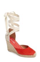 Women's Soludos Wedge Sandal .5 M - Red