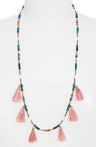 Women's Nakamol Design Tiny Tassel Beaded Necklace