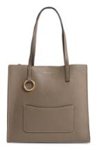 Marc Jacobs The Bold Grind Leather Pocket Tote - Grey
