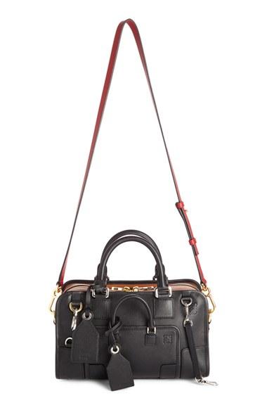 Loewe 'amazona Multiplication' Bicolor Leather Satchel -