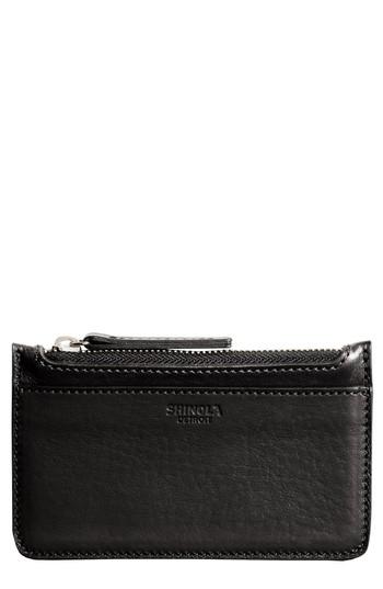 Women's Shinola Leather Zip Pouch -