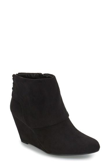 Women's Jessica Simpson 'reaca' Cuffed Wedge Bootie