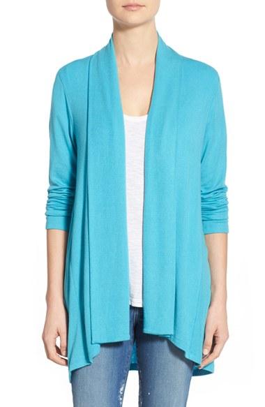 Women's Bobeau Long Cardigan - Blue