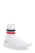 Women's Joshua Sanders Jump High Top Sock Sneaker .5us / 35eu - White