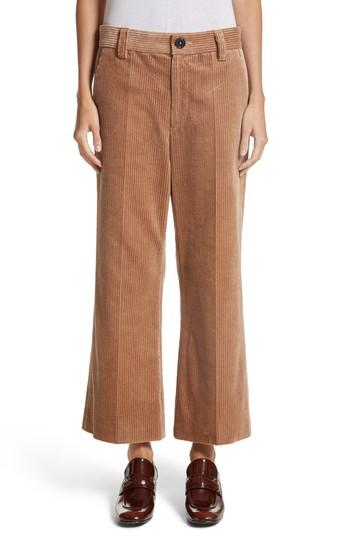 Women's Marc Jacobs Corduroy Wide Leg Crop Pants