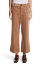 Women's Marc Jacobs Corduroy Wide Leg Crop Pants