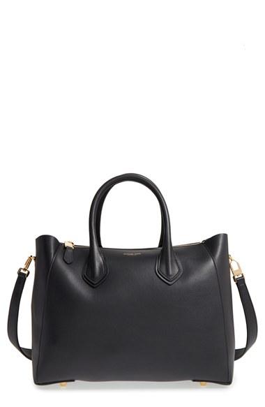 Michael Kors 'large Helena' Leather Satchel -
