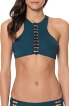 Women's Red Carter Knot Bikini Top