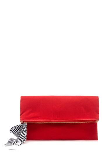 J.crew Velvet Foldover Clutch -