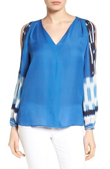 Women's Kobi Halperin Sahara Cold Shoulder Silk Blouse