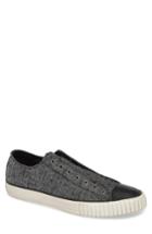 Men's John Varvatos Laceless Sneaker M - Grey