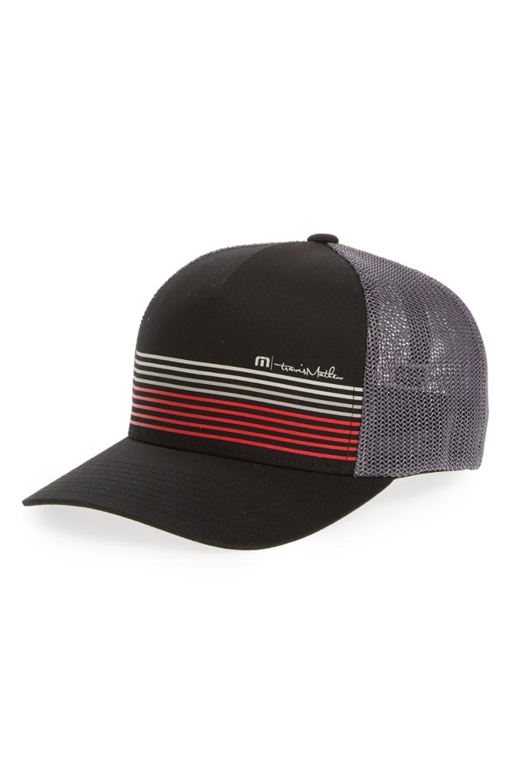 Men's Travis Mathew Braids Trucker Hat - Black