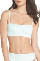 Women's L Space Ridin' High Rebel Bikini Top - White