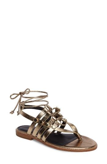 Women's Rebecca Minkoff Evonne Sandal .5 M - Metallic
