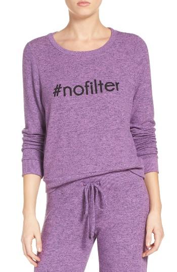 Women's Make + Model Brushed Hacci Sweatshirt - Purple