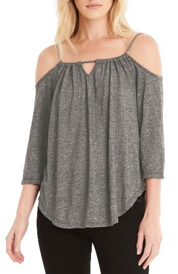 Women's Michael Stars Switchable Off The Shoulder Top, Size - Green