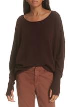 Women's Nili Lotan Odeya Cashmere Sweater - Brown