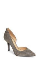 Women's Michael Michael Kors Nathalie Demi D'orsay Pointy Toe Pump M - Black