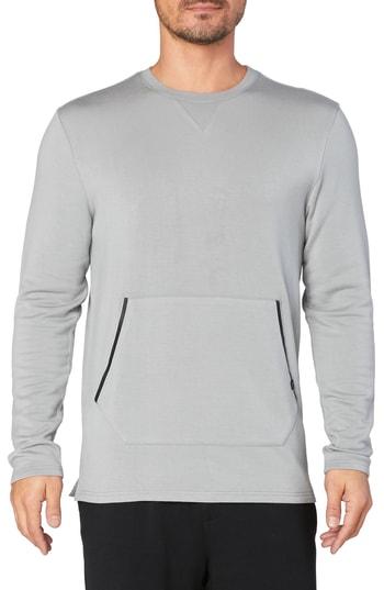 Men's Threads For Thought Nico Fleece Crewneck Shirt - Grey