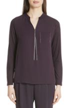 Women's Fabiana Filippi Sequin Wool, Silk & Cashmere Blend Poncho