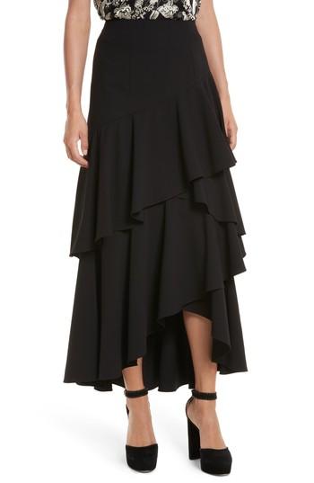 Women's Alice + Olivia Martina High/low Ruffle Skirt