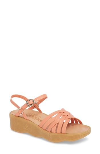Women's Famolare Strappy Camper Sandal M - Coral