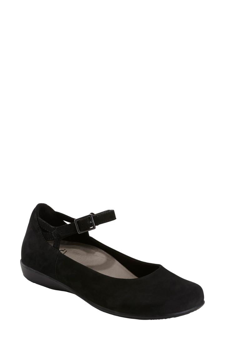 Women's Earth Alma Mary Jane Flat M - Black