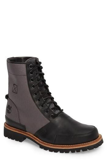 Men's Timberland Ltd Lug Mixed Media Water-repellent Boot M - Black