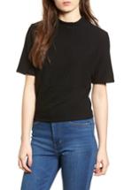 Women's Pst By Project Social T Mock Neck Ribbed Top - Black