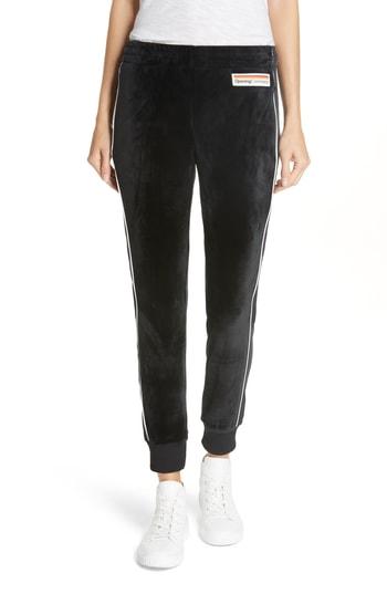 Women's Opening Ceremony Velour Leggings - Black