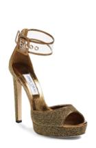 Women's Jimmy Choo Mayner Ankle Cuff Platform Sandal