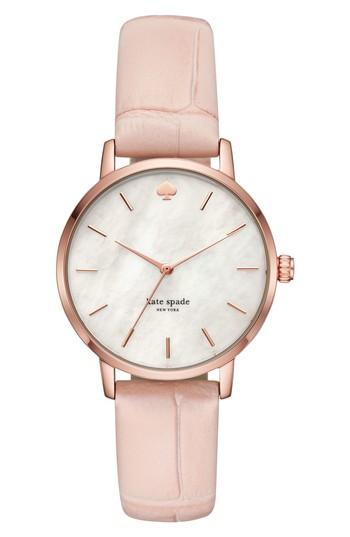 Women's Kate Space New York Metro Leather Strap Watch, 34mm
