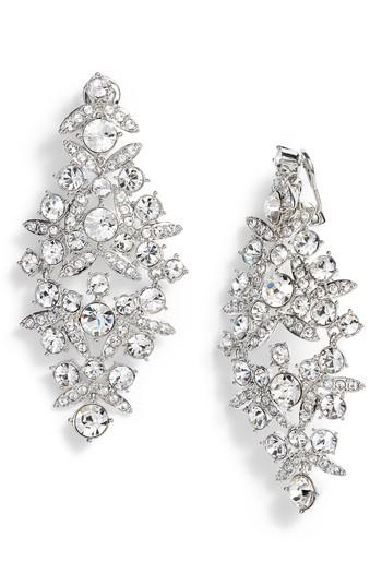 Women's Givenchy Drama Crystal Chandelier Earrings