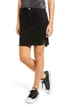 Women's Tinsel Tuxedo Stripe Denim Skirt - Black