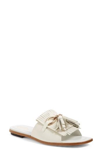 Women's Tod's Fringe Slide Sandal