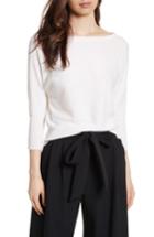 Women's Milly Dolman Cashmere Sweater - White
