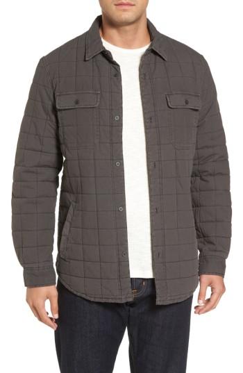 Men's Ugg Quilted Shirt Jacket - Black