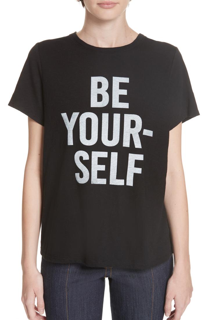 Women's Cinq A Sept Be Yourself Tee - Black