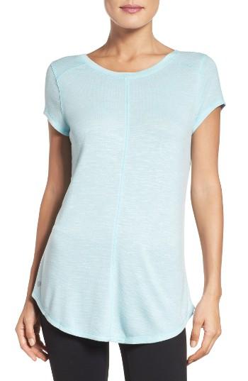 Women's Zella Twisty Turn Tee, Size - Blue