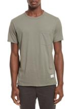 Men's Rag & Bone Raw Edge Pocket T-shirt - Green