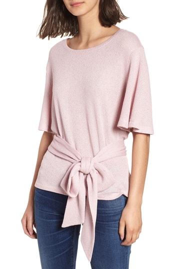 Women's Bp. Tie Front Tee - Purple