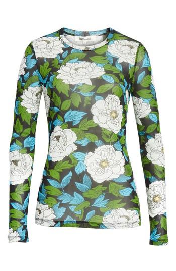 Women's Diane Von Furstenberg Fitted Print Top