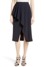Women's Ted Baker London Daffnie Frill Front Asymmetrical Skirt