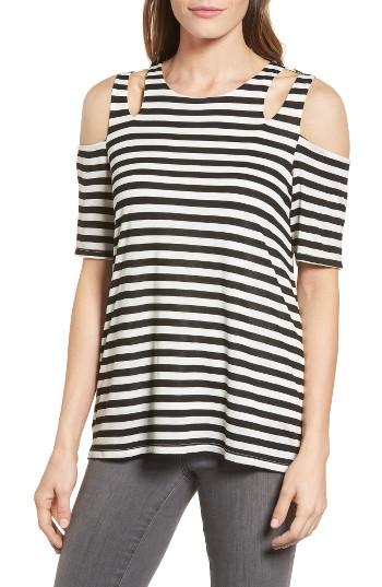 Women's Gibson Cold Shoulder Top - Black