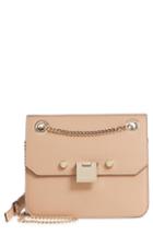 Jimmy Choo Mini Rebel Leather Crossbody Bag - Beige