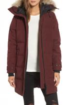 Women's Canada Goose Shelburne Genuine Coyote Fur Trim Down Parka, Size - Grey