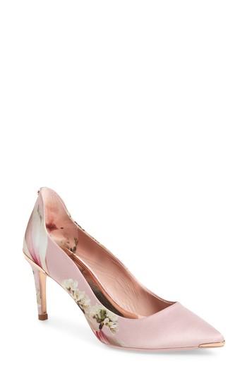 Women's Ted Baker London Pointy Toe Pump .5 M - Black