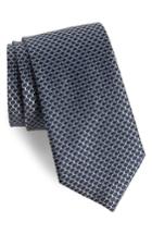 Men's Nordstrom Men's Shop Basketweave Silk Tie, Size X-long - Orange